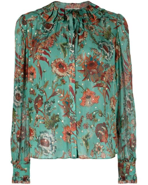 Ulla Johnson Pippa floral-print blouse