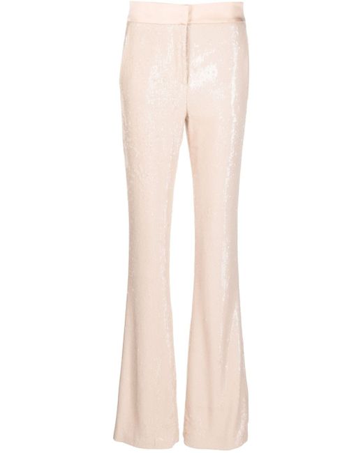 Genny sequinned flared trousers