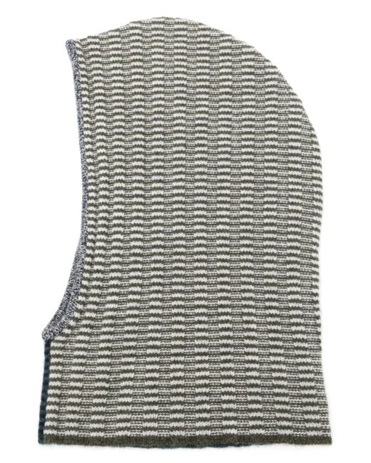 Yanyan Knits striped knitted balaclava