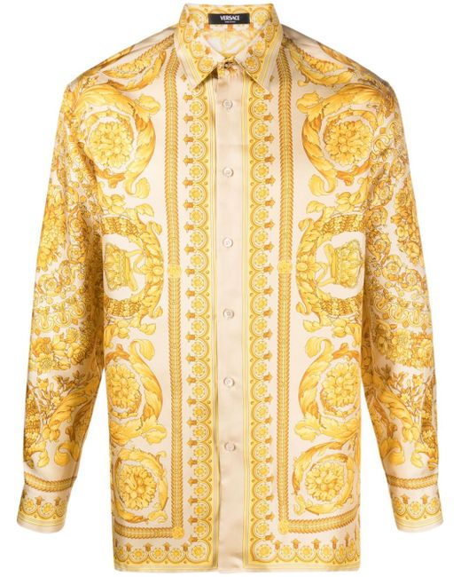 Versace Barocco-print shirt