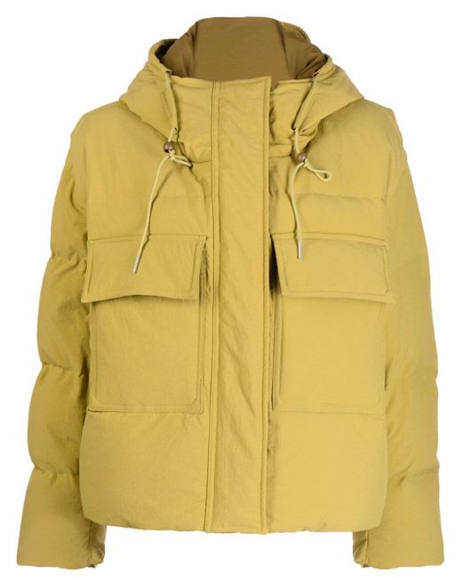 Studio Tomboy drawstring-hood quilted padded jacket