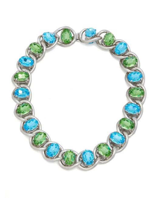 Marni crystal-embellished chain necklace