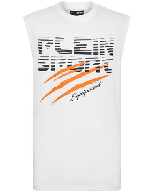 Plein Sport logo-print tank top