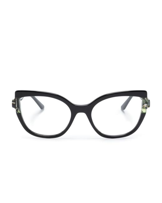 Karl Lagerfeld logo-print cat-eye glasses