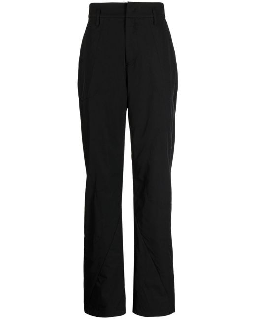 Post Archive Faction zip-detail high-waist trousers