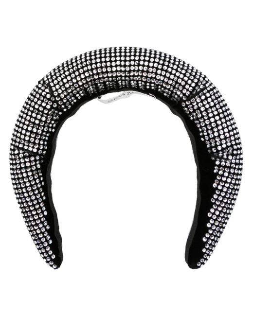 Nina Ricci strass-embellished velvet headband