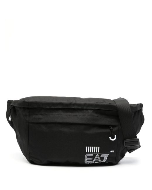 Ea7 logo-print belt bag