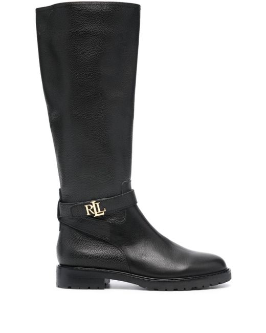 Lauren Ralph Lauren Tumbled leather boots
