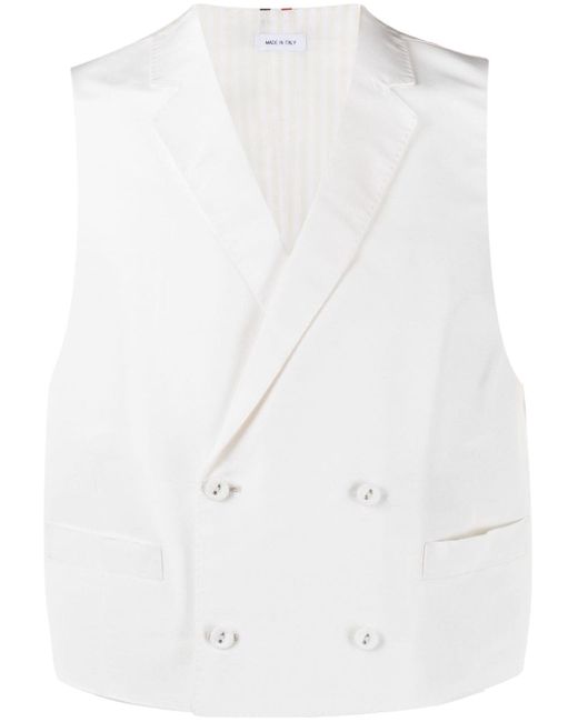 Thom Browne double-breasted silk waistcoat