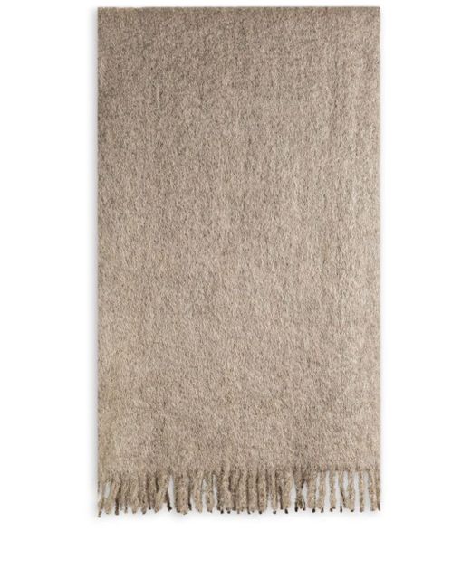 The House of Lyria Inafferabile fringed mohair throw