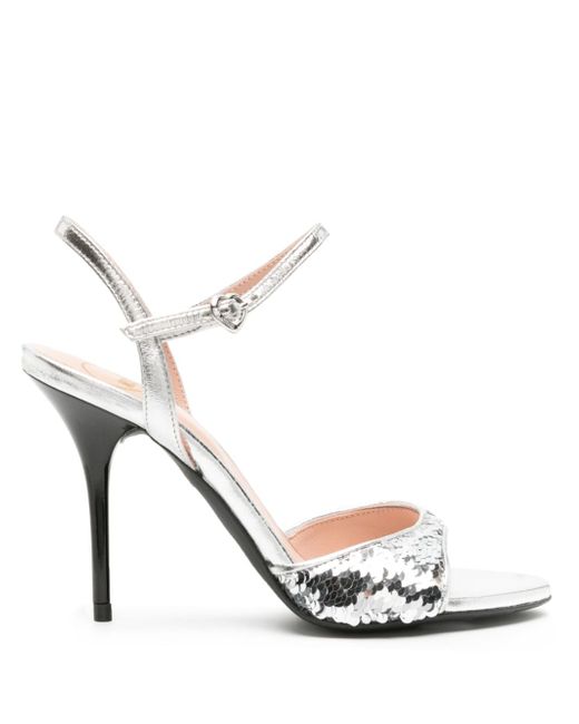 Love Moschino 110mm sequin-embellished pumps