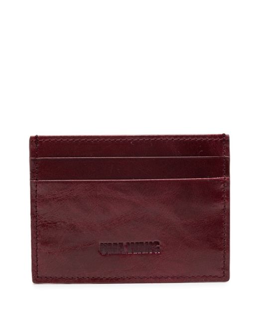 Uma Wang logo-debossed leather wallet
