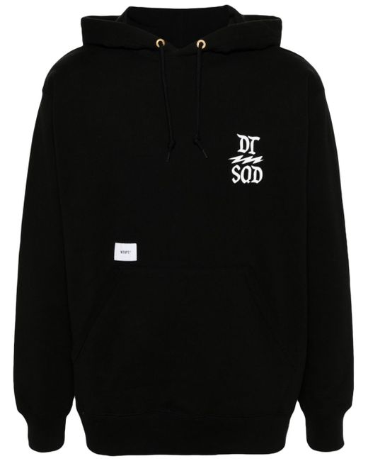 Wtaps logo-print hoodie