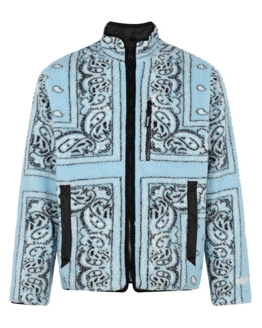 Supreme bandana-print reversible fleece jacket