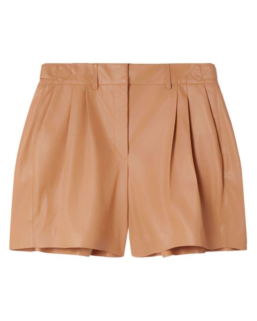 Stella McCartney Alter Mat faux-leather shorts