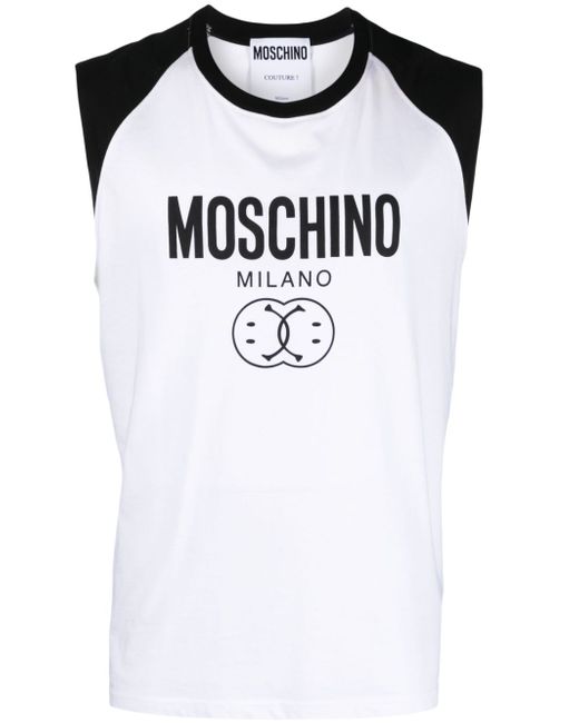 Moschino logo-print organic-cotton T-shirt