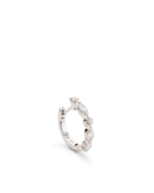 We by WHITEbIRD 18kt white gold Marylin diamond hoop earring