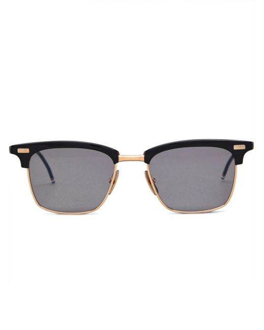 Thom Browne rectangle-frame tinted sunglasses