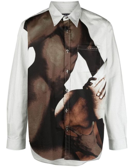 Y / Project collage-print shirt