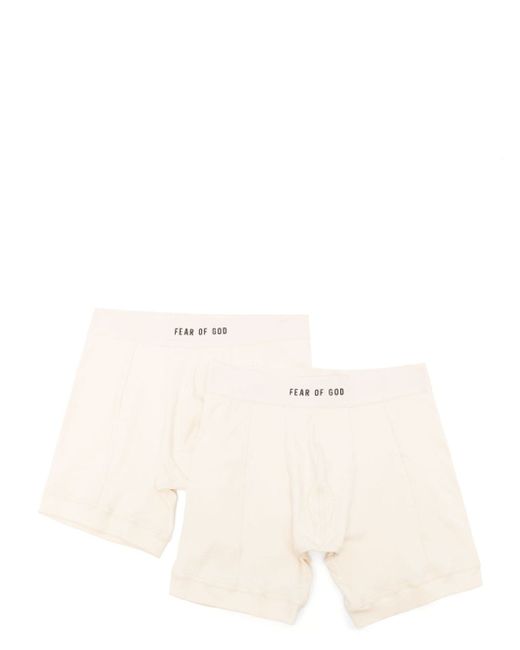 Fear Of God logo-embossed stretch-cotton boxers pack of two