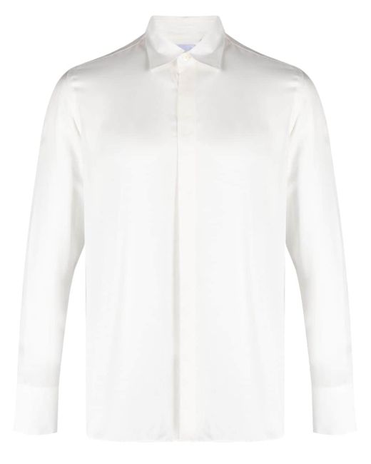 PT Torino classic-collar twill-weave shirt