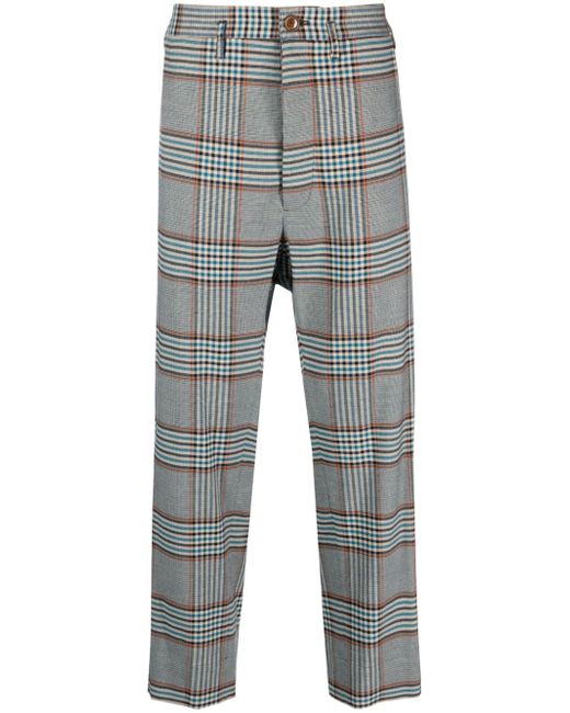 Vivienne Westwood Cruise tartan-check drop-crotch trousers
