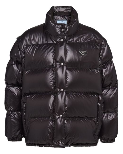 Prada Re-Nylon convertible quilted jacket