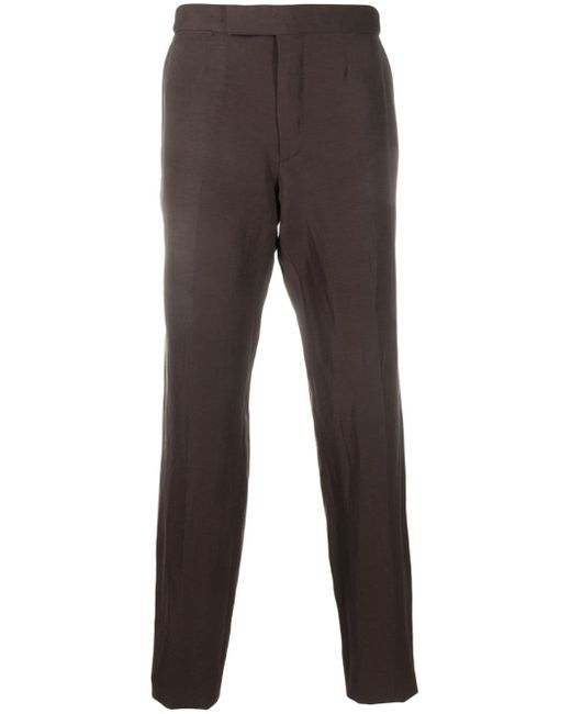 Z Zegna mid-rise tapered trousers