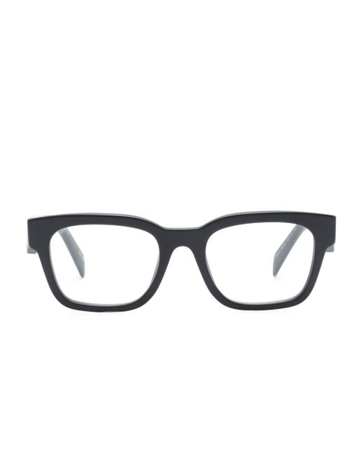 Prada logo-print square-frame glasses