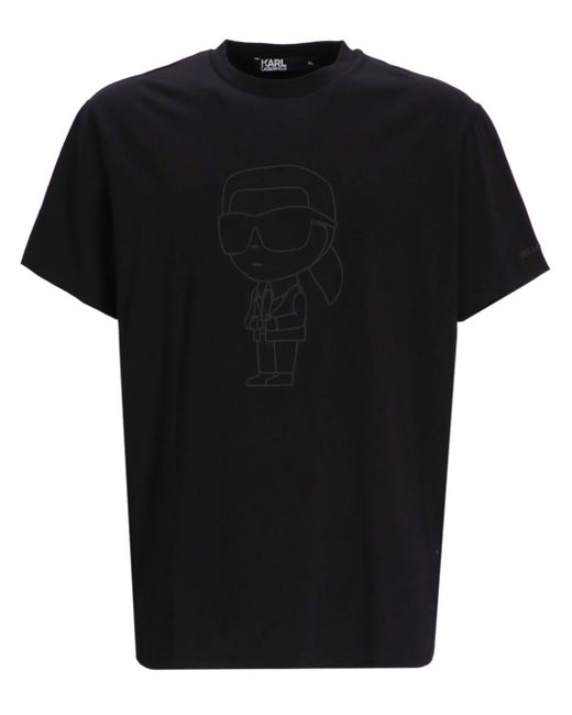 Karl Lagerfeld Ikonik logo-print T-shirt