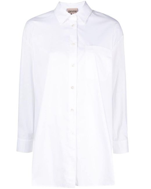 Semicouture chest-pocket poplin shirt