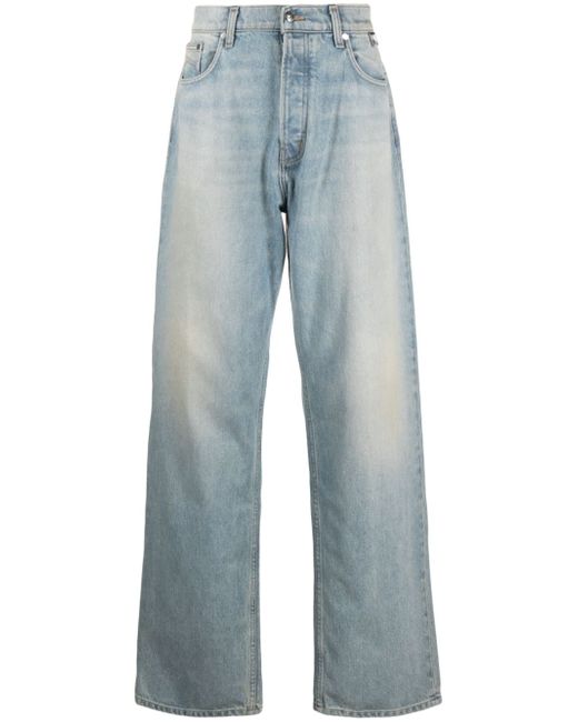 Rhude mid-rise wide-leg jeans