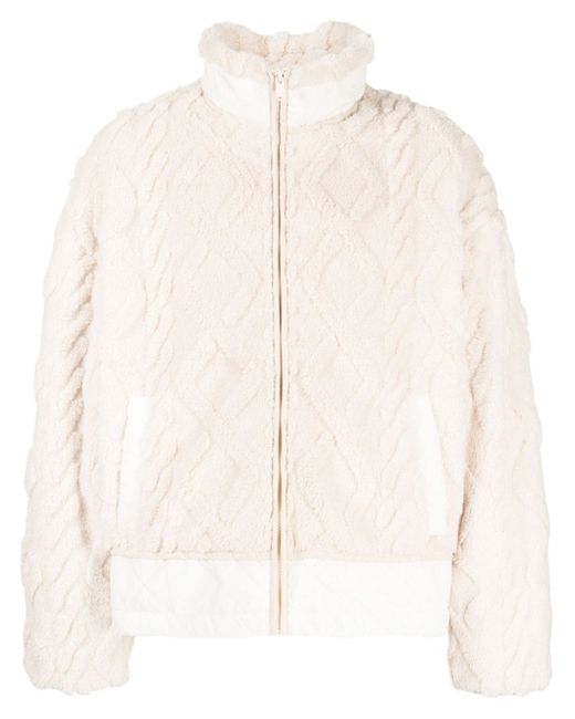 Five Cm panelled quilted faux-shearling jacket