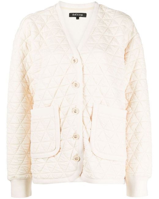 tout a coup quilted button-up jacket
