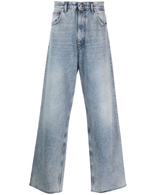 Mm6 Maison Margiela mid-rise wide-leg jeans