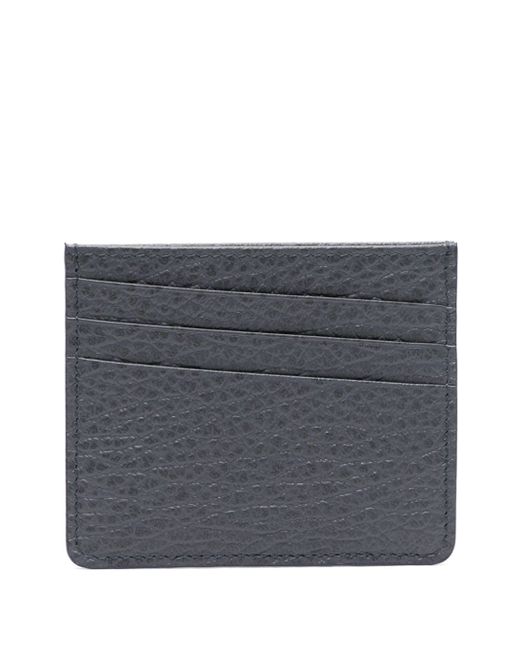 Maison Margiela Four-stitch asymmetric leather cardholder
