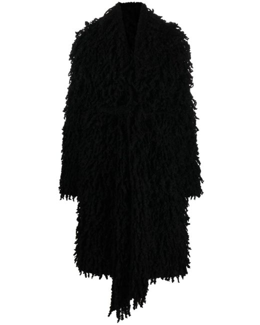 Andreādamo faux-fur belted coat