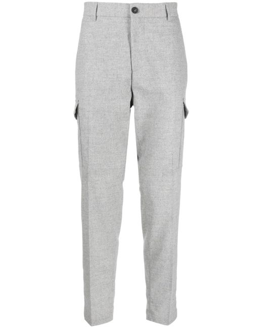 Peserico flap-pocket tapered trousers