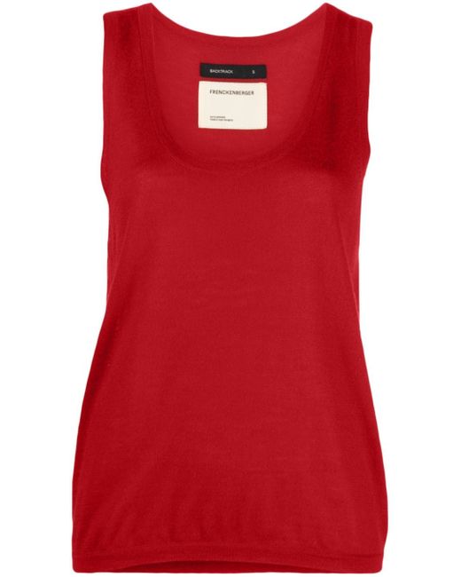 Frenckenberger sleeveless knitted top