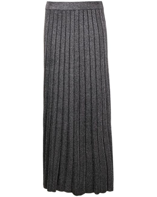 Michael Michael Kors metallic knit A-line skirt