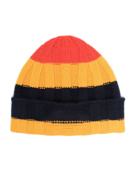 Guest in Residence striped ribbed beanie