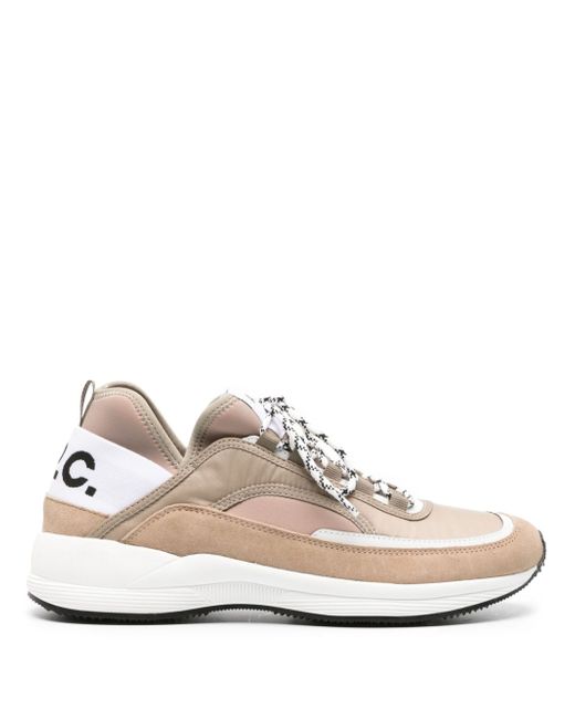 A.P.C. Run Around panelled trainers