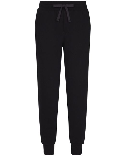 Dolce & Gabbana drawstring-waist cotton-blend track pants