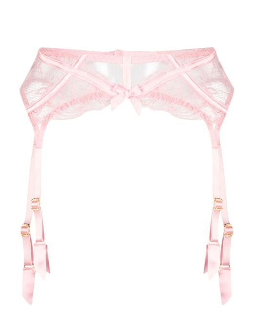 Agent Provocateur Rozlyn sheer-lace waist suspender