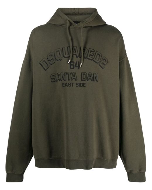 Dsquared2 logo-embossed hoodie