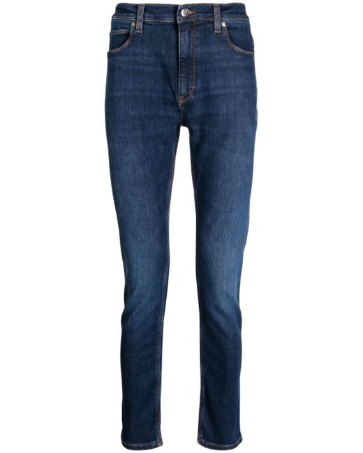 Hugo Boss mid-rise tapered-leg jeans
