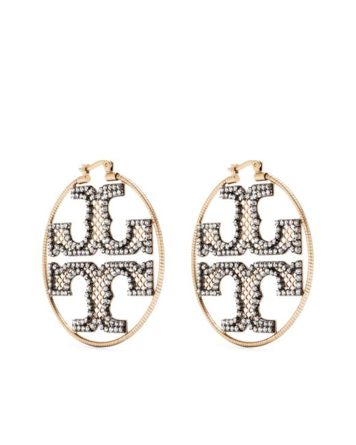 Tory Burch Miller crystal-embellished earrings