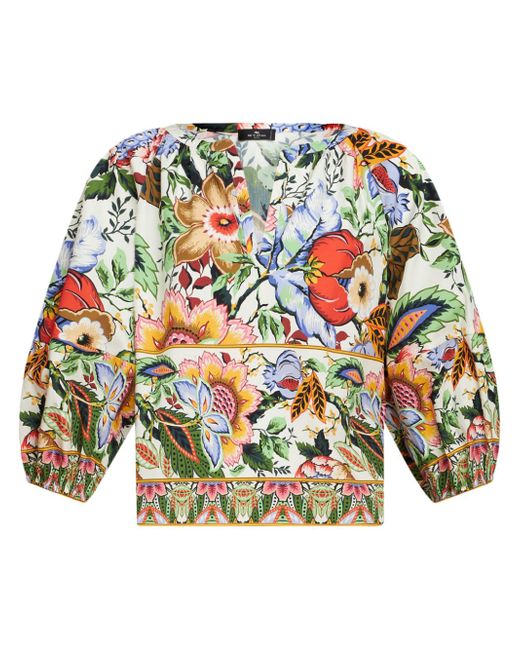 Etro floral-print blouse