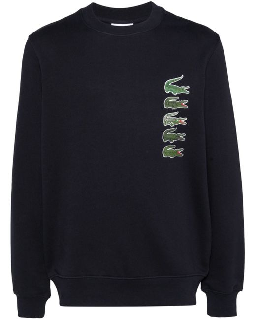 Lacoste crocodile-print sweatshirt