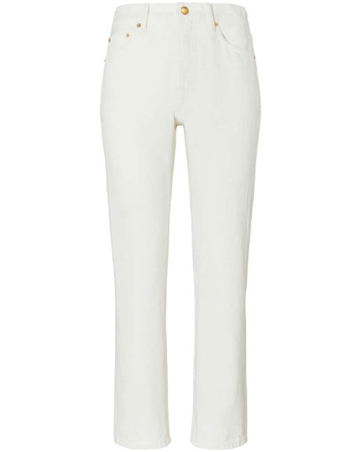 Tory Burch mid-rise cropped jeans